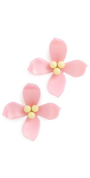 Lele Sadoughi Oleander Earrings Blush One Size