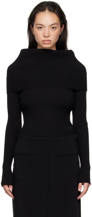 Courrèges Black Twist Sweater