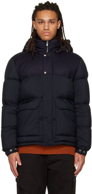 Moncler Navy Ivraie Down Jacket