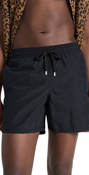 Vilebrequin Solid Moorea Swim Trunks 5 Noir S