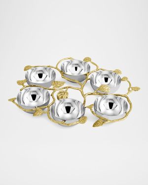 Botanical Leaf Seder Plate