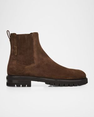 Men's Asphalt Suede Chelsea Boots