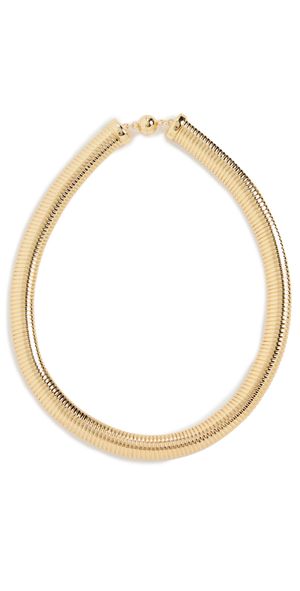Luv Aj Flex Snake Chain Necklace Gold One Size