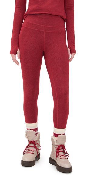 Varley Always Warm Base Layer Leggings Red Dahlia Marl XXS