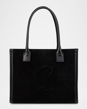 Men's By My Side Reversed Calf Leather Large Tote Bag