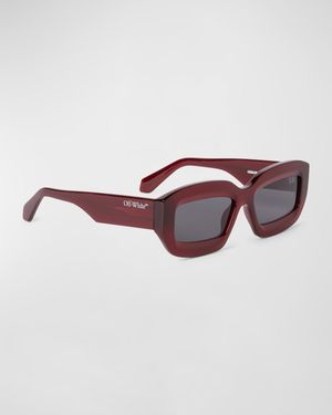 Charlotte Rectangle Acetate Sunglasses