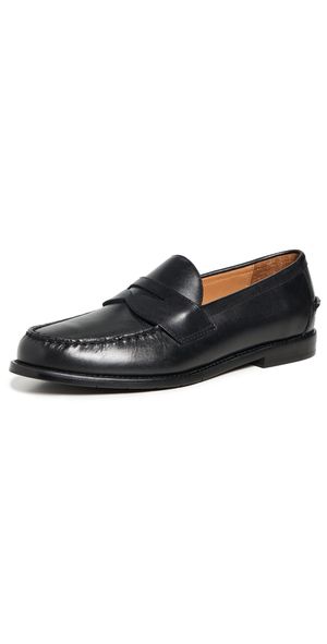 Polo Ralph Lauren Alston Leather Penny Loafers Black 8