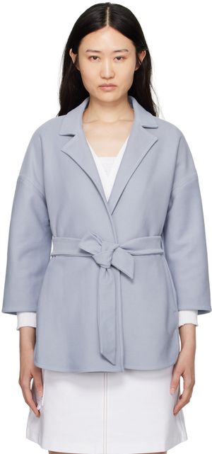 MM by Max Mara Blue Cinese Jacket