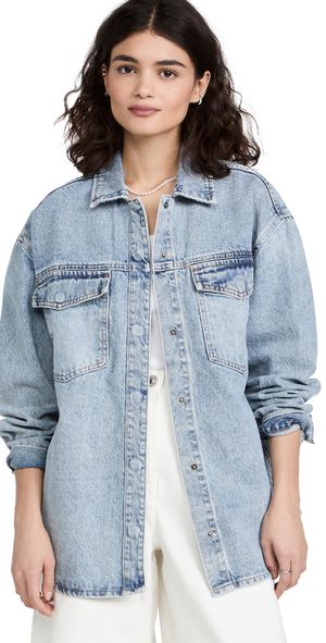 Pistola Denim Mandy Oversized Shacket Paloma M