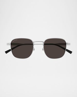 Men's GG1876S Metal Round Sunglasses