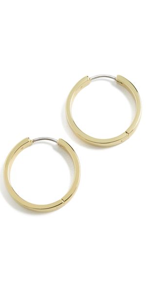 Gorjana Rose Hoops Gold One Size