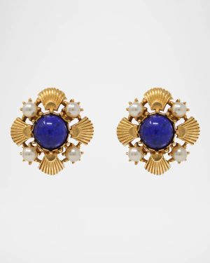 Stone Clip-On Earrings