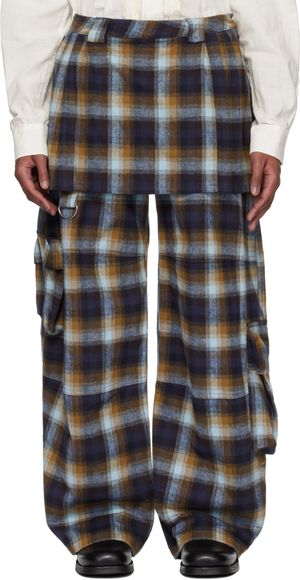 Collina Strada Navy Lawn Cargo Pants