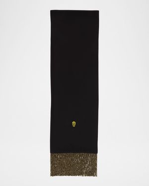 Scarf W/ Metallic Scarf