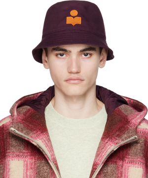Isabel Marant Purple Haley Bucket Hat
