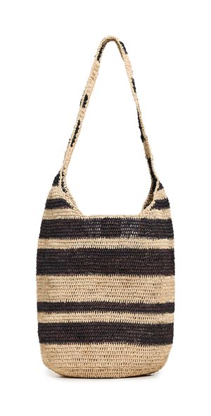 Mar Y Sol Augusta C Bag Natural Black Stripe One Size