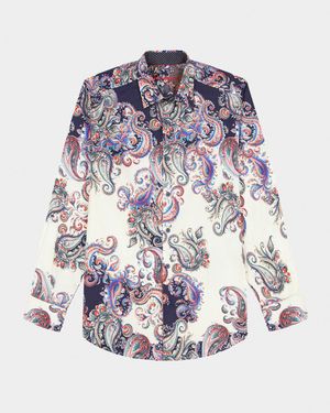 Men's Morningside Paisley Button-Down Shirt