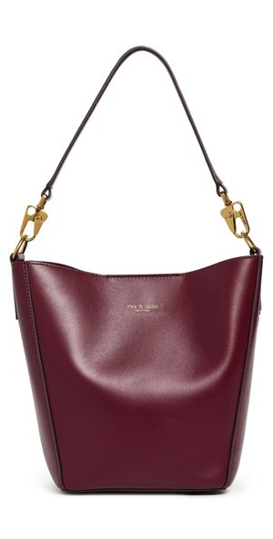 rag & bone Parker Bucket Bag Garnet One Size