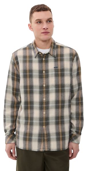 Barbour Hawthorn Checked Relaxed Shirt Whisper White L