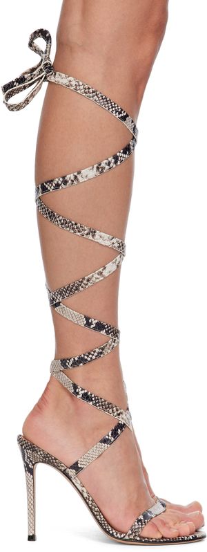 Gianvito Rossi Brown Borneo Sandals