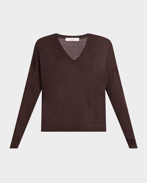 Cashmere V-Neck Pullover