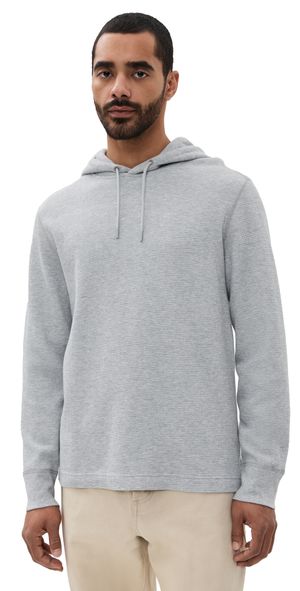 Reigning Champ Lightweight Waffle Standard Hoodie Hgrey XL