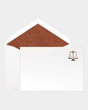 Justice Scales Stationery - Boxed Set of 12