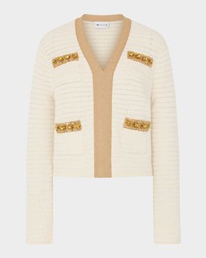 Reid Sequin-Embellished Cardigan