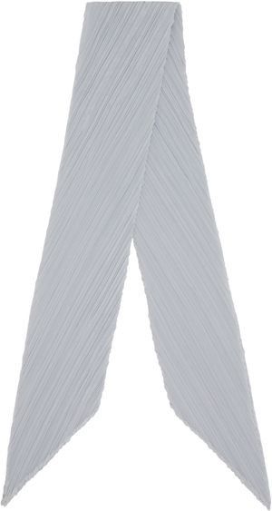 PLEATS PLEASE ISSEY MIYAKE Gray Basic Scarf