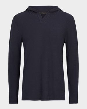 Men's Solid Cotton Hoodie