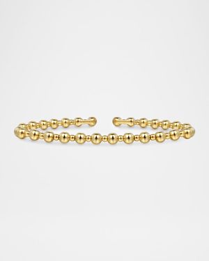 14K Yellow Gold Bujukan Open Bangle