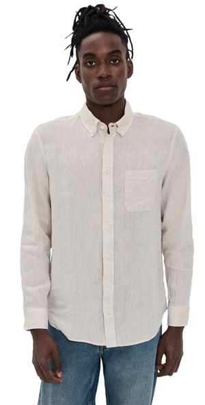 Taylor Stitch The Jack Linen Shirt Flax Linen 38