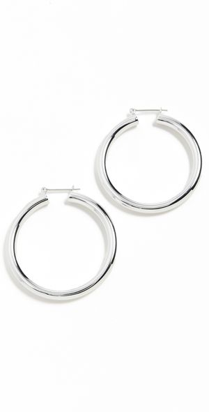 Luv Aj Amalfi Tube Earrings Silver One Size