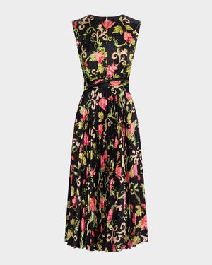 Gwen Silk Midi Dress