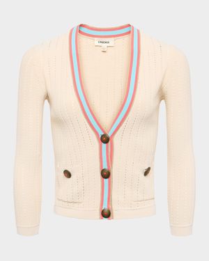 Irvin Pointelle Cardigan