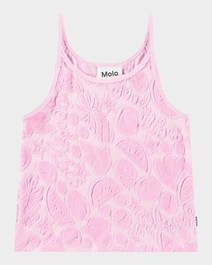 Girl's Rizi Terry Tank Top, Size 2-7