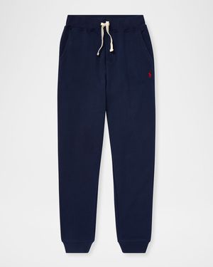 Boy's Fleece Jogger Pants, Size S-XL