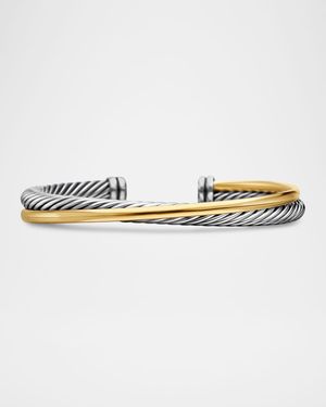 Crossover Cuff with Gold