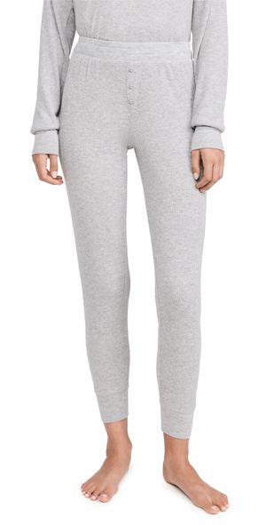 PJ Salvage Textured Essentials Pants Heather Grey S