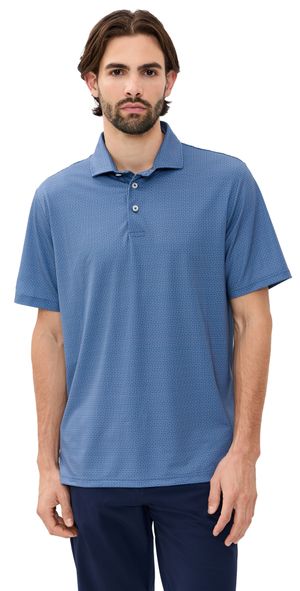 RLX Ralph Lauren Featherweight Airflow Jersey Knit Polo Old Royal Petal Boxes XL