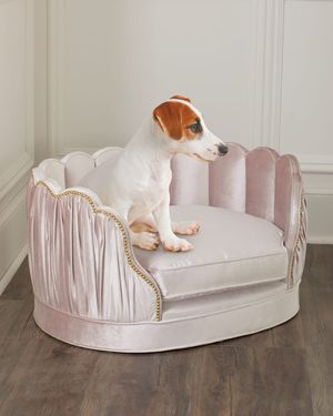 Lily Rose Velvet Pet Bed