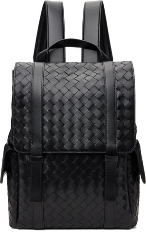 Bottega Veneta Black Back-To-School Backpack