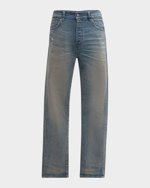 Men's Distressed Slim-Fit Jeans