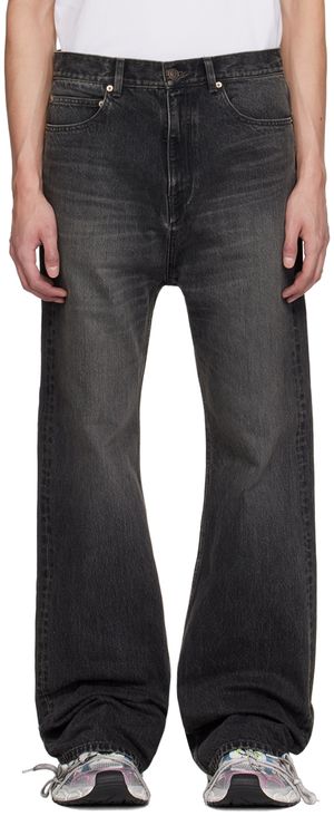 Balenciaga Black Flared Jeans