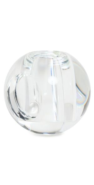 Tizo Design Large Crystal Round Bubble Glass Vase Round Bubble Clear One Size