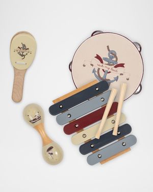 5-Piece Wooden Music Set