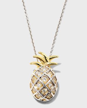 Pineapple Tiny Treasures Necklace with Diamonds