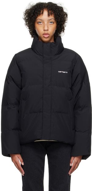 Carhartt Work In Progress Blouson Yanie noir rembourré en duvet