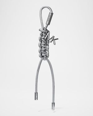 Metallic Braided Bag Charm