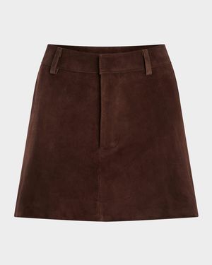 Torrance Suede Mini Skirt